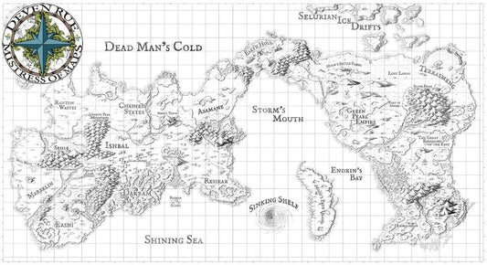 Deven Rue Prop Maps With text Kroako Printed Map